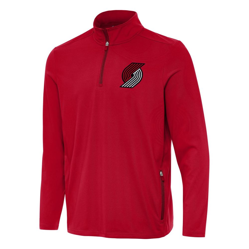 NBA Portland Trail Blazers Antigua Perilous Quarter-Zip Sweatshirt