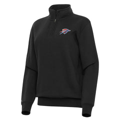 NBA Oklahoma City Thunder Antigua Women's Victory Quarter-Zip Sweatshirt