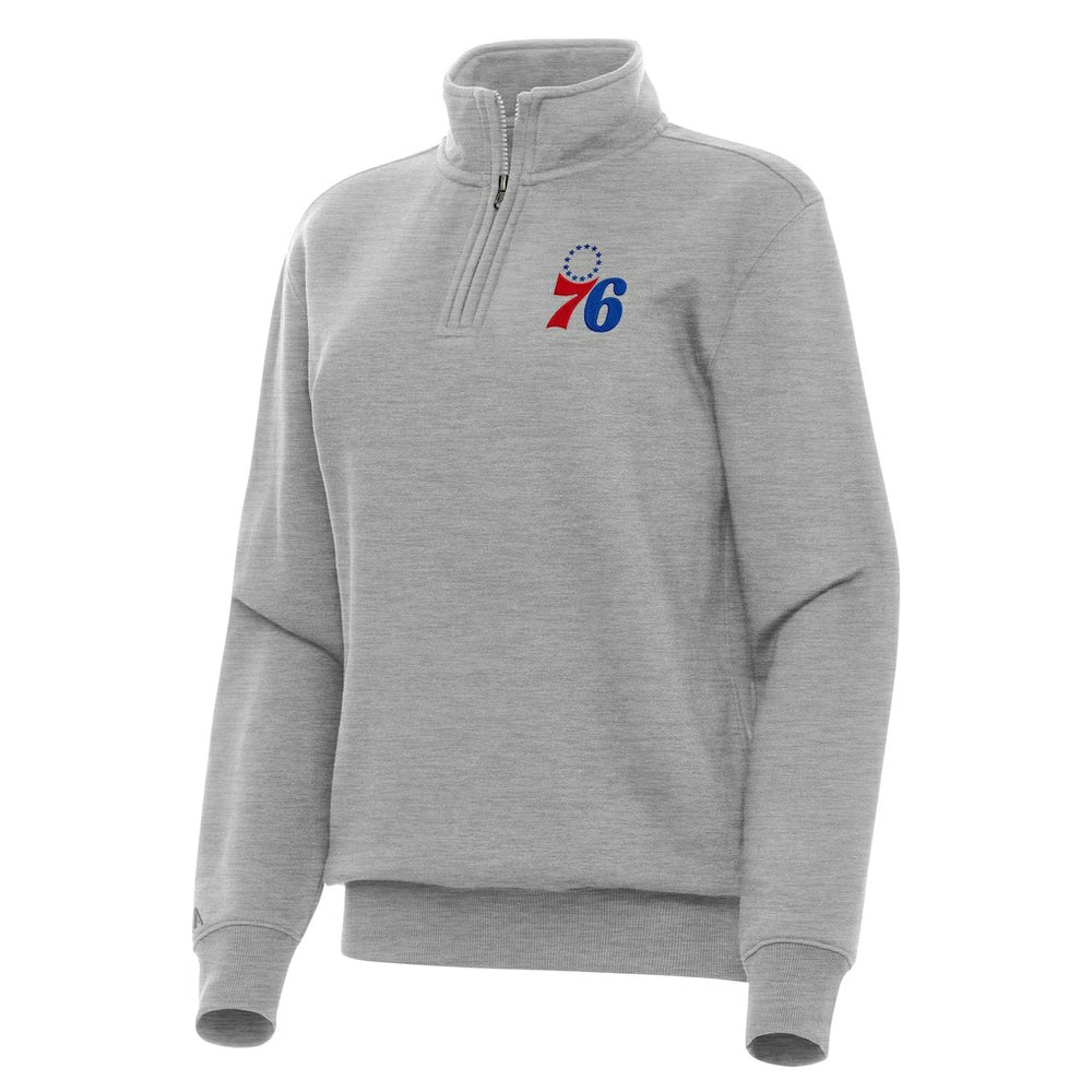 NBA Philadelphia 76ers Antigua Women's Victory Quarter-Zip Sweatshirt