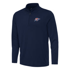 NBA Oklahoma City Thunder Antigua Reprocess Quarter-Zip Top