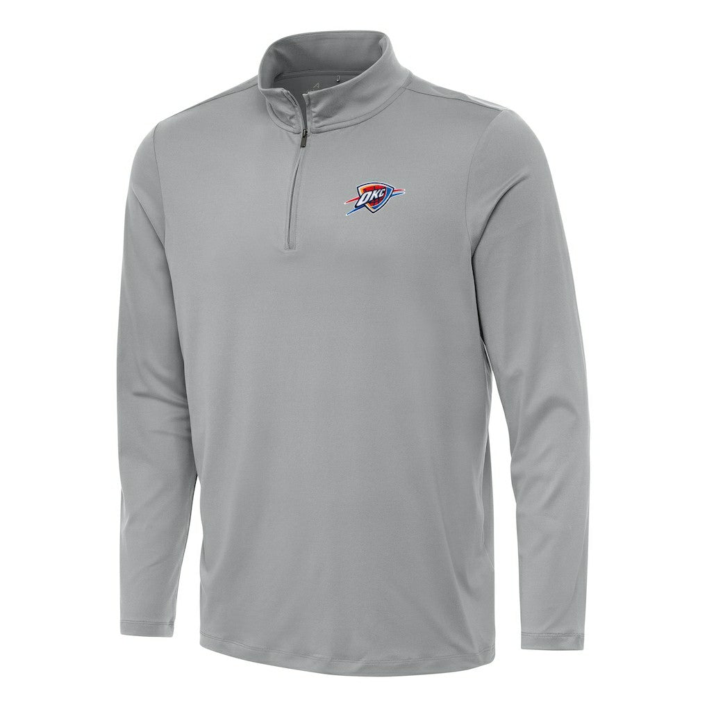 NBA Oklahoma City Thunder Antigua Reprocess Quarter-Zip Top