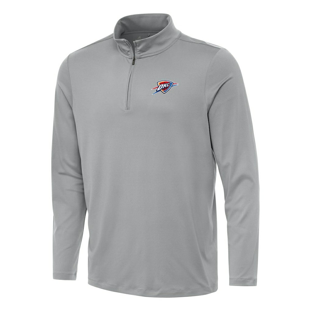 NBA Oklahoma City Thunder Antigua Reprocess Quarter-Zip Top