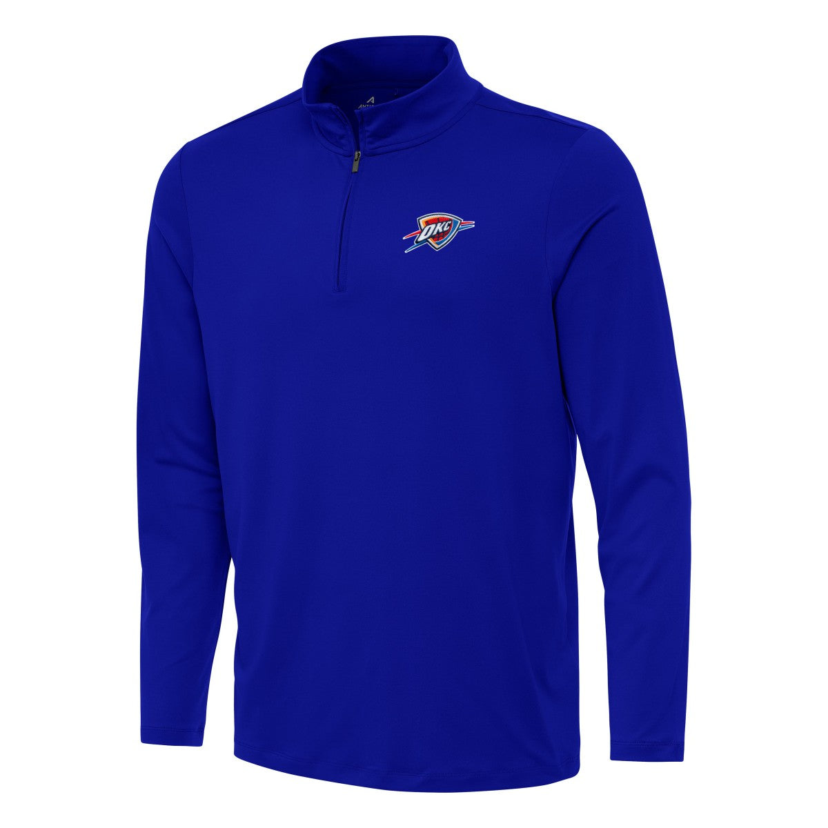 NBA Oklahoma City Thunder Antigua Reprocess Quarter-Zip Top