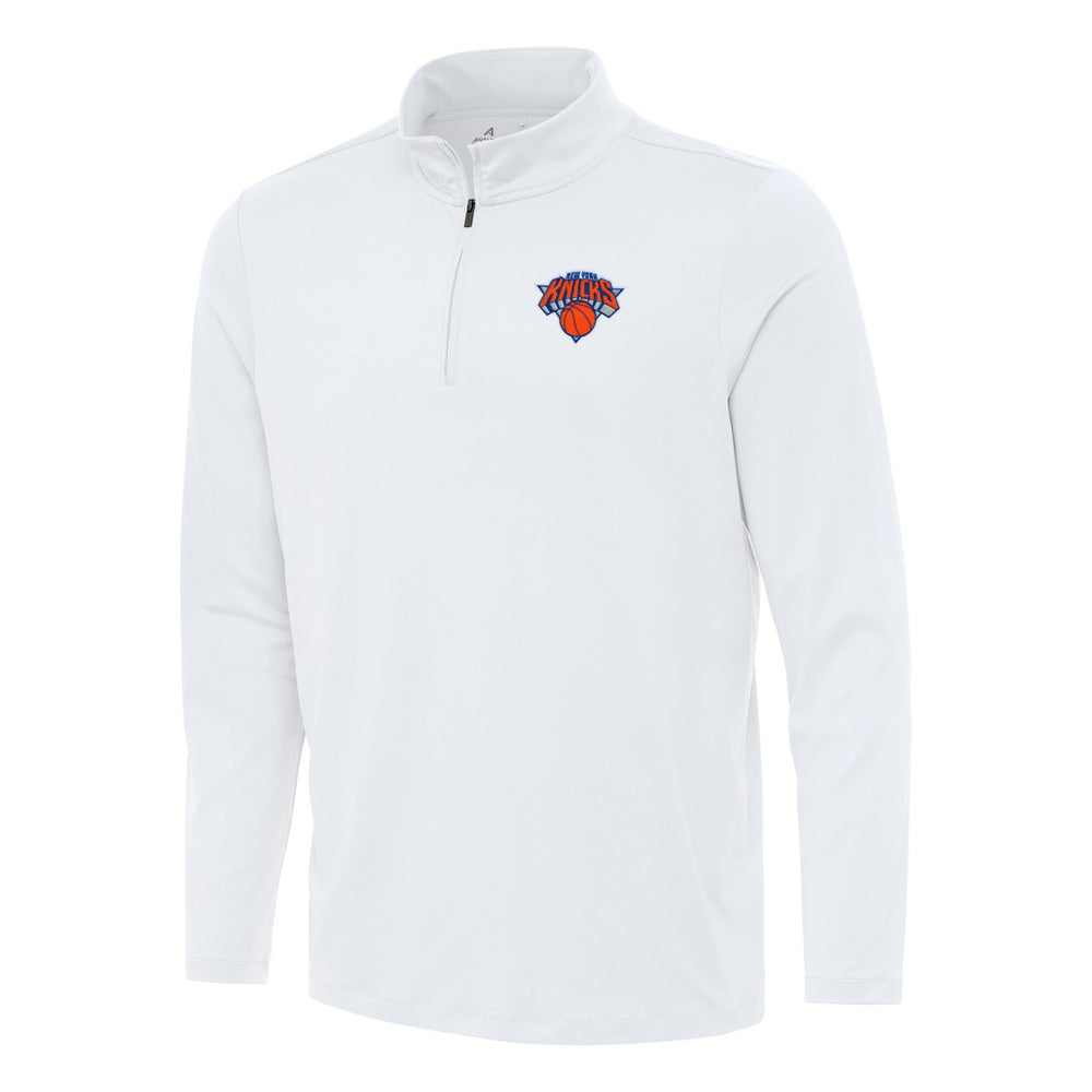 NBA New York Knicks Antigua Reprocess Quarter-Zip Top