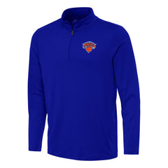 NBA New York Knicks Antigua Reprocess Quarter-Zip Top