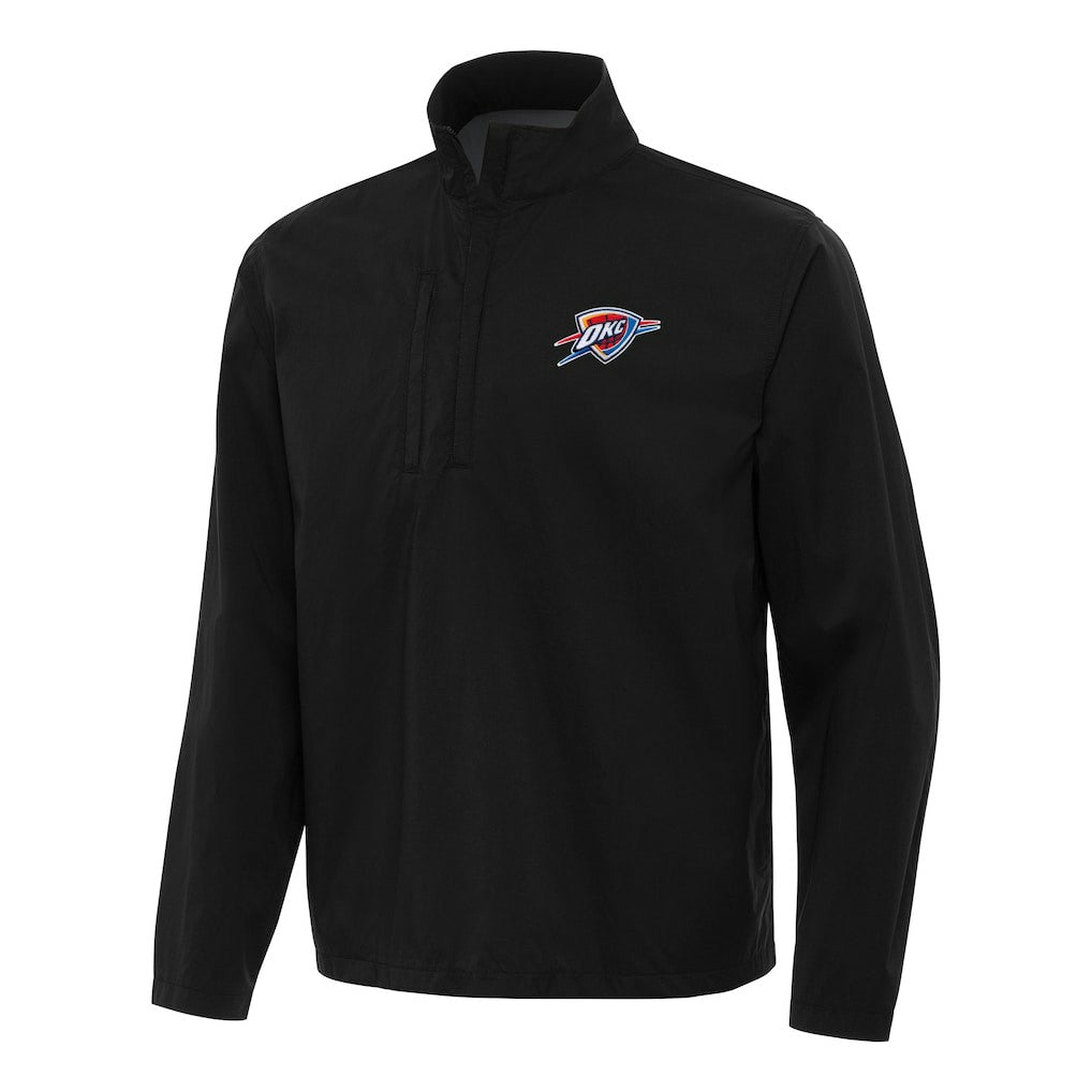 NBA Oklahoma City Thunder Antigua Brisk Quarter-Zip Windbreaker