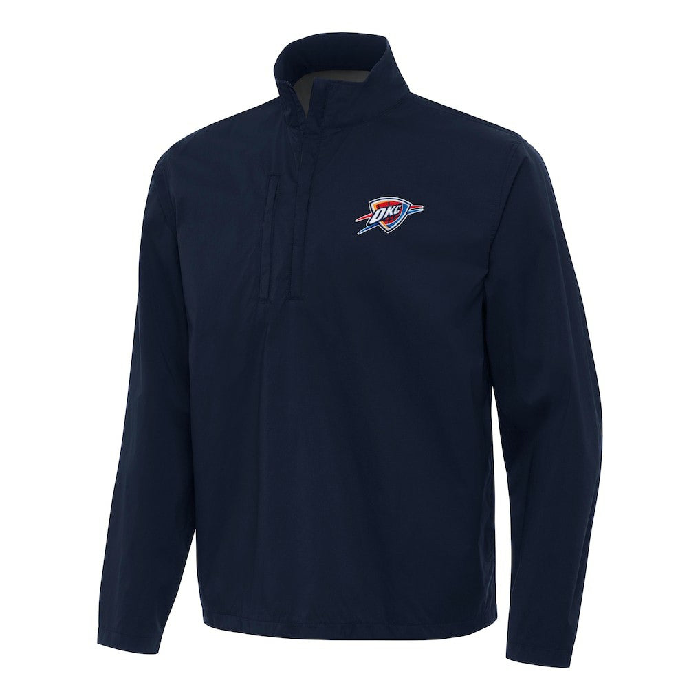NBA Oklahoma City Thunder Antigua Brisk Quarter-Zip Windbreaker