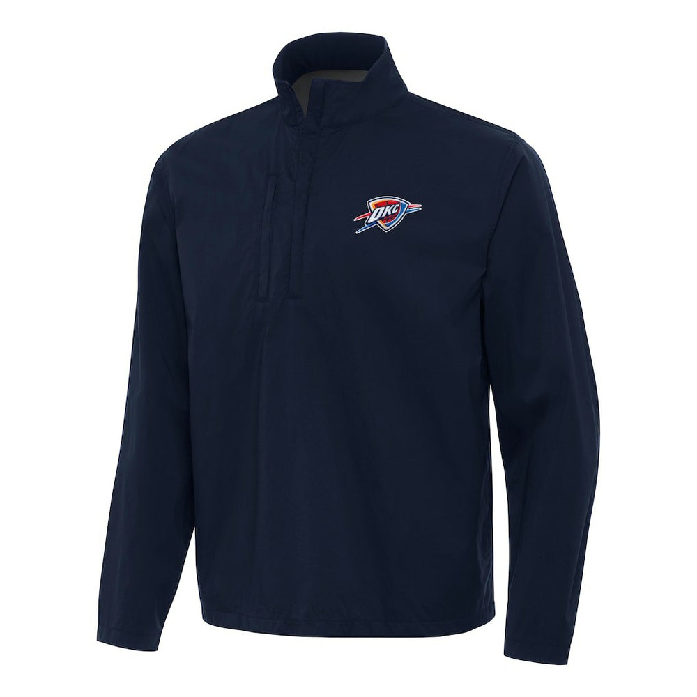 NBA Oklahoma City Thunder Antigua Brisk Quarter-Zip Windbreaker