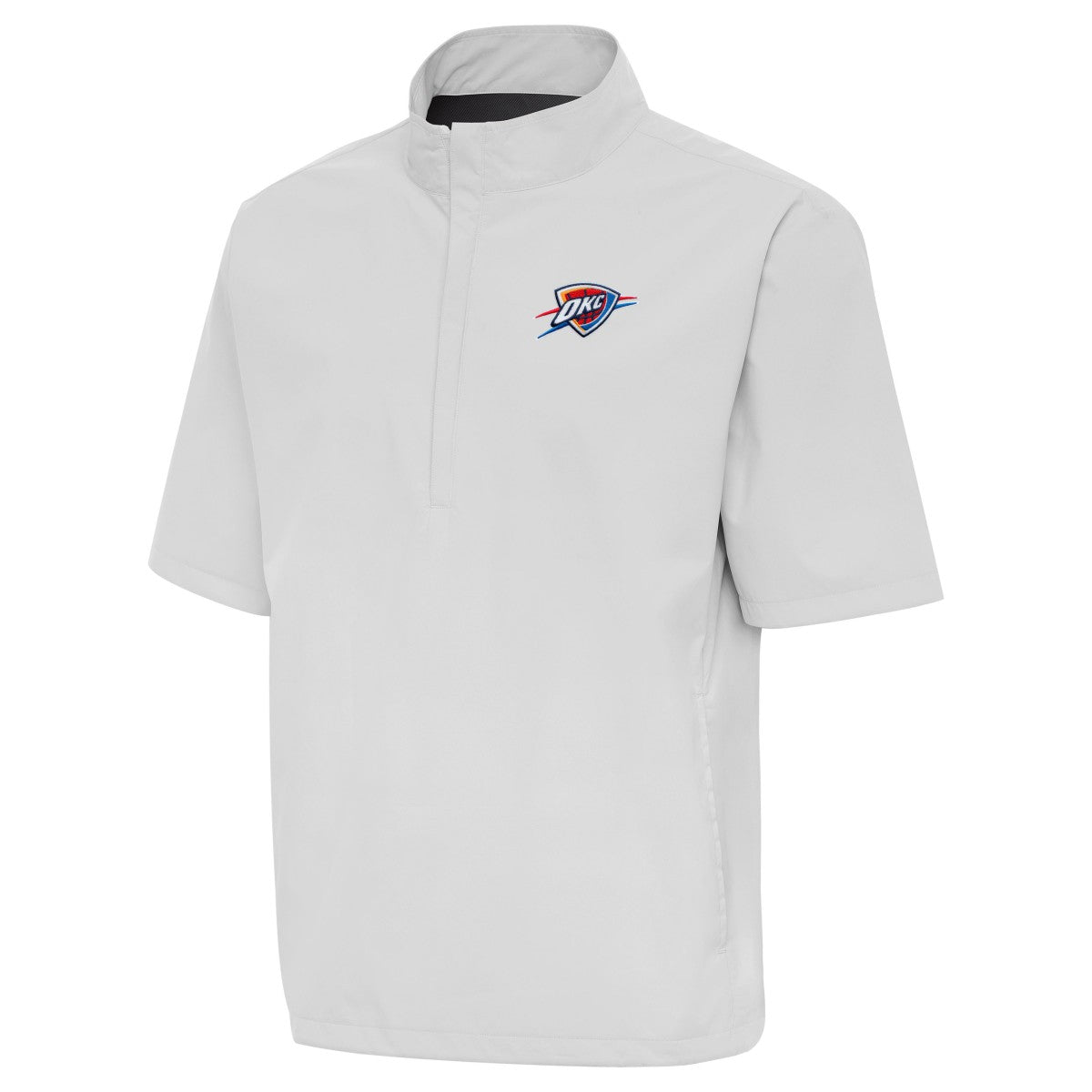 NBA Oklahoma City Thunder Antigua Brisk Quarter-Zip Windbreaker