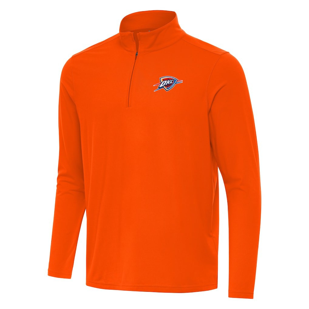 NBA Oklahoma City Thunder Antigua Intent Quarter-Zip Top