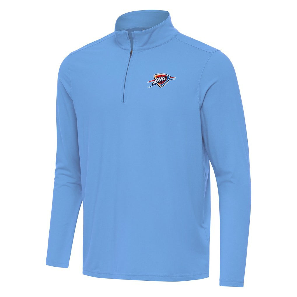 NBA Oklahoma City Thunder Antigua Intent Quarter-Zip Top
