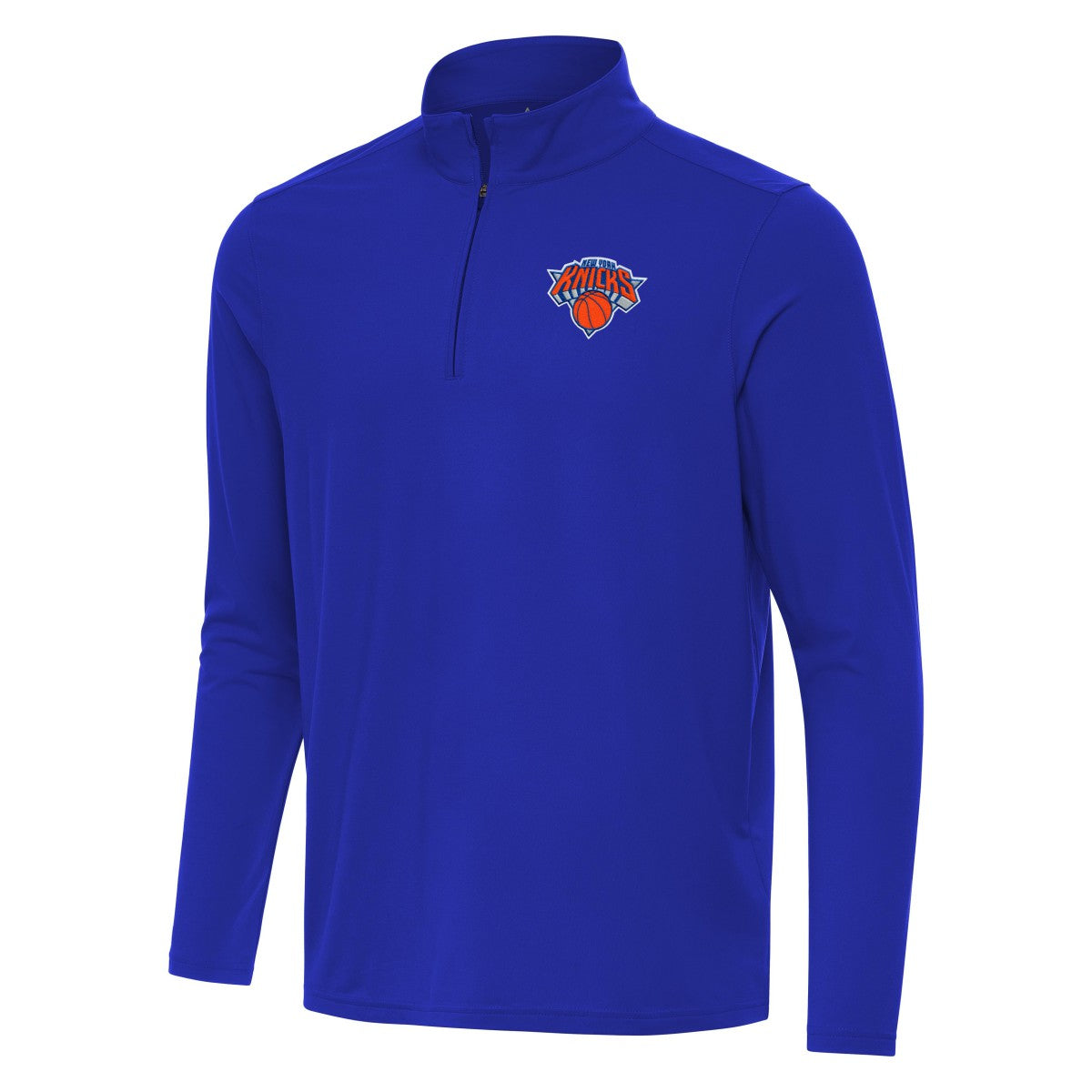 NBA New York Knicks Antigua Intent Quarter-Zip Top