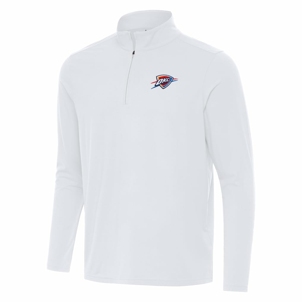 NBA Oklahoma City Thunder Antigua Intent Quarter-Zip Top