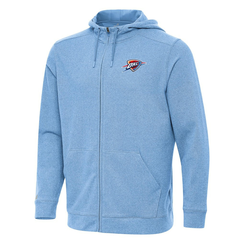 NBA Oklahoma City Thunder Antigua Effortless Full-Zip Hoodie Jacket