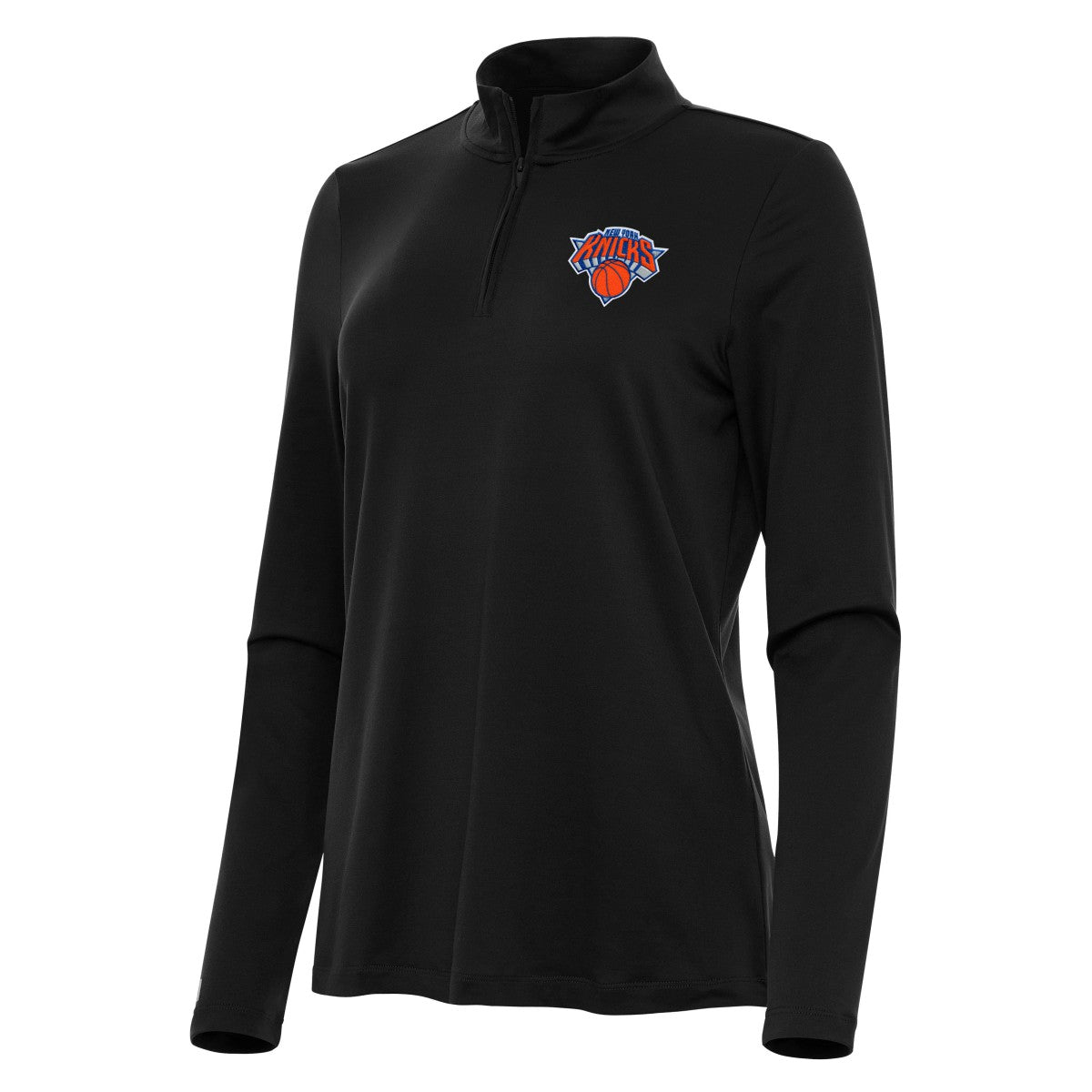 NBA New York Knicks Antigua Women's Reprocess Quarter-Zip Top