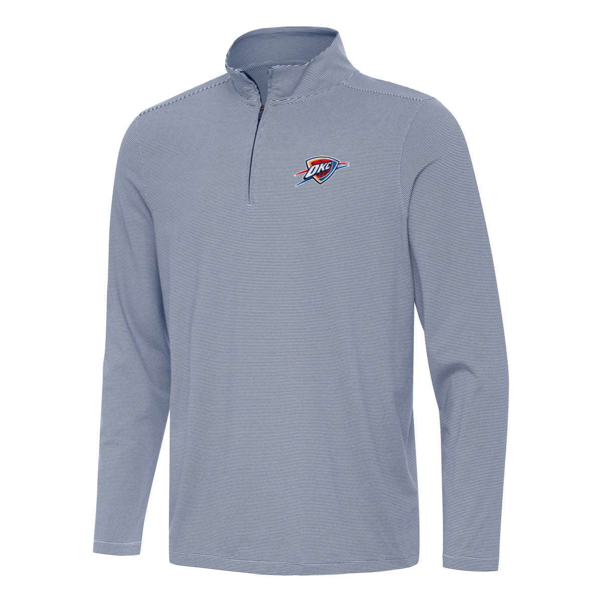 NBA Oklahoma City Thunder Antigua Twine Quarter-Zip Top