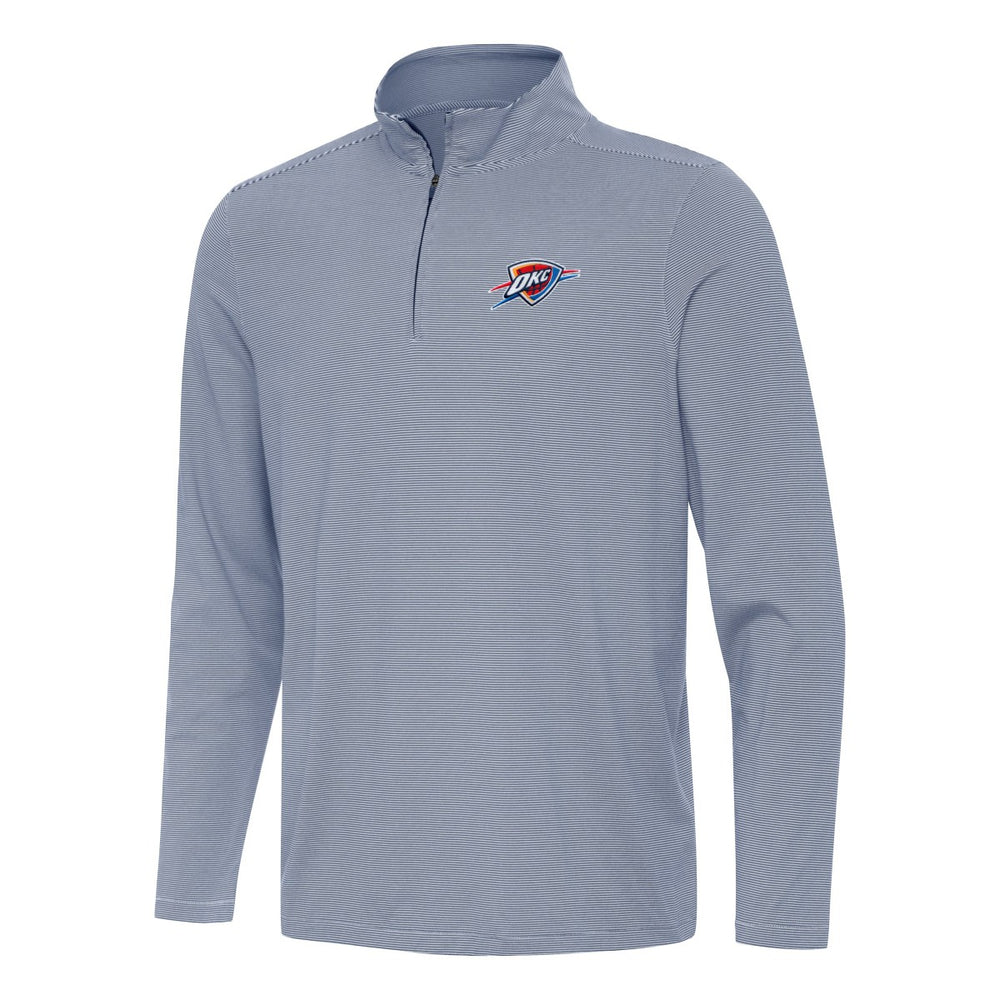 NBA Oklahoma City Thunder Antigua Twine Quarter-Zip Top