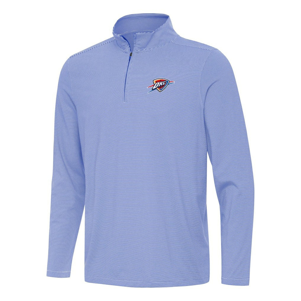 NBA Oklahoma City Thunder Antigua Twine Quarter-Zip Top