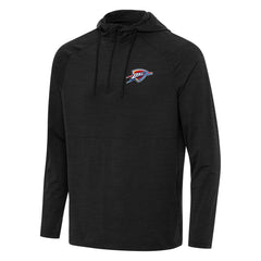 NBA Oklahoma City Thunder Antigua Spikes Raglan Quarter-Zip Hoodie