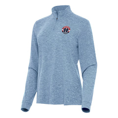 NBA Washington Wizards Antigua Women's Mentor Quarter-Zip Mock Long Sleeve Top