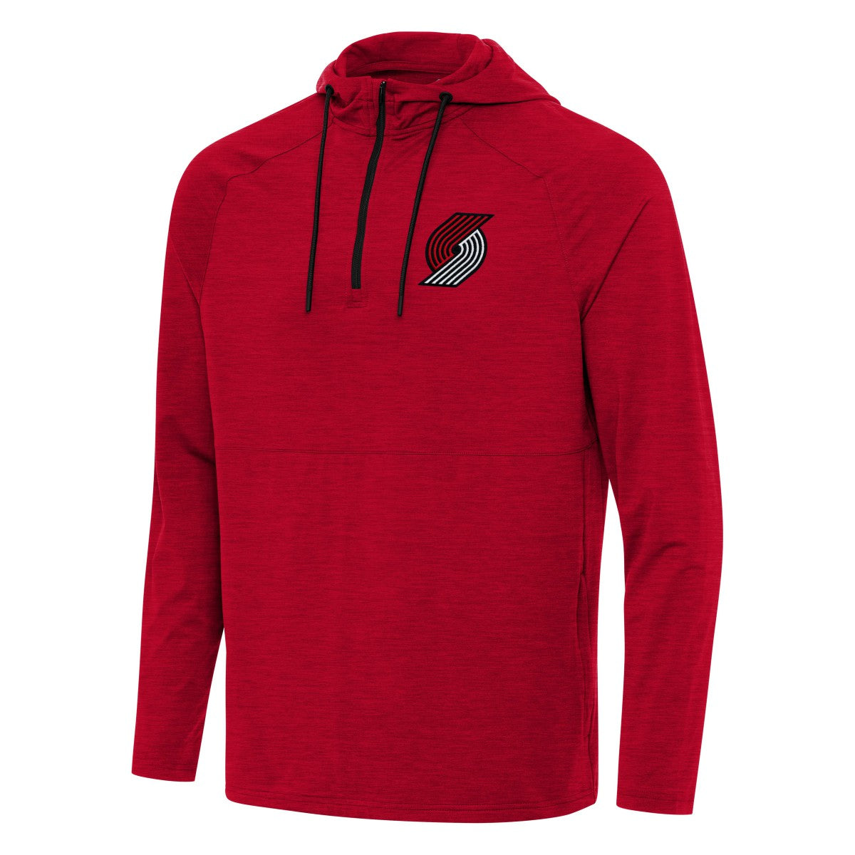NBA Portland Trail Blazers Antigua Spikes Raglan Quarter-Zip Hoodie