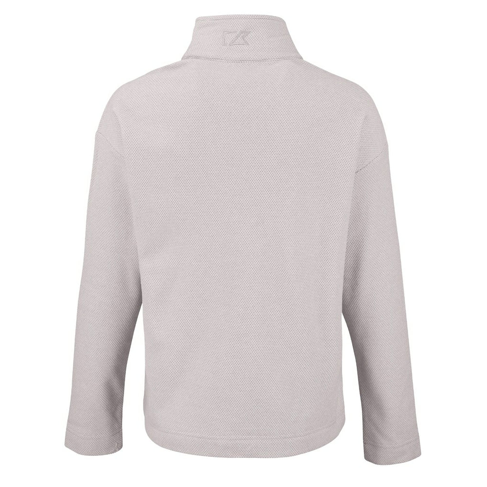 Cutter & Buck Women's Hunts Point Eco Textured Fleece Recycled Quarter-Snap Pullover - Cleveland Browns