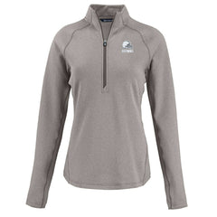 Cutter & Buck Women's Peshastin Eco Fleece Recycled Half-Zip Pullover Top - Cleveland Browns