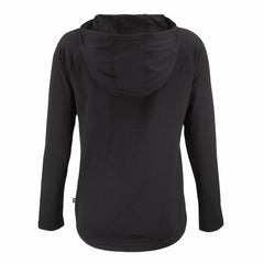Cutter & Buck Women's Coastline Epic Comfort Eco Recycled Quarter-Snap Long Sleeve Hoodie T-Shirt - Cleveland Browns