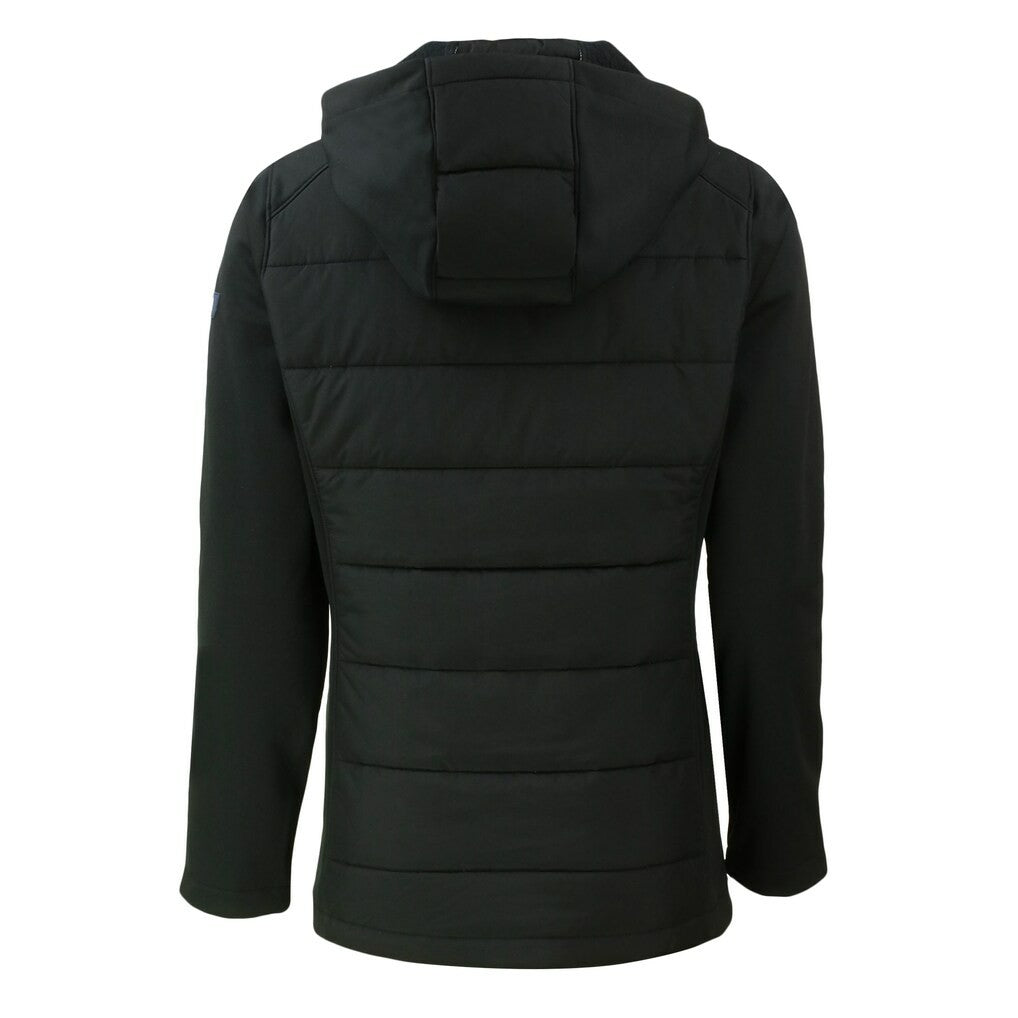 Cutter & Buck Women's Evoke Hybrid Eco Softshell Recycled Full-Zip Hooded Jacket - Cleveland Browns