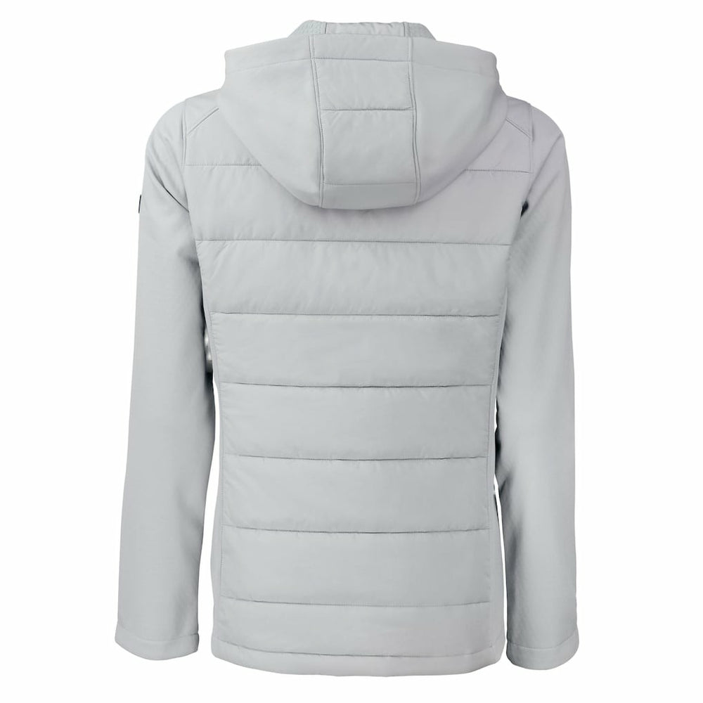 Cutter & Buck Women's Evoke Hybrid Eco Softshell Recycled Full-Zip Hooded Jacket - Cleveland Browns