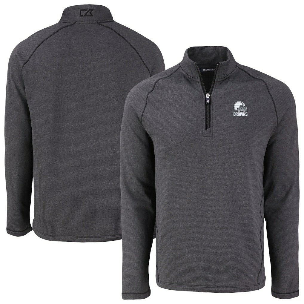Cutter & Buck Peshastin Eco Fleece Recycled Half-Zip Pullover - Cleveland Browns