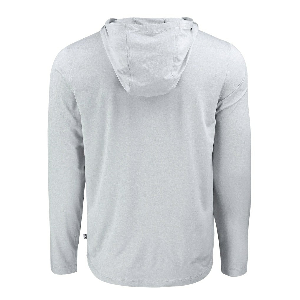 Cutter & Buck Coastline Epic Comfort Eco Recycled Long Sleeve Hooded T-Shirt - Cleveland Browns