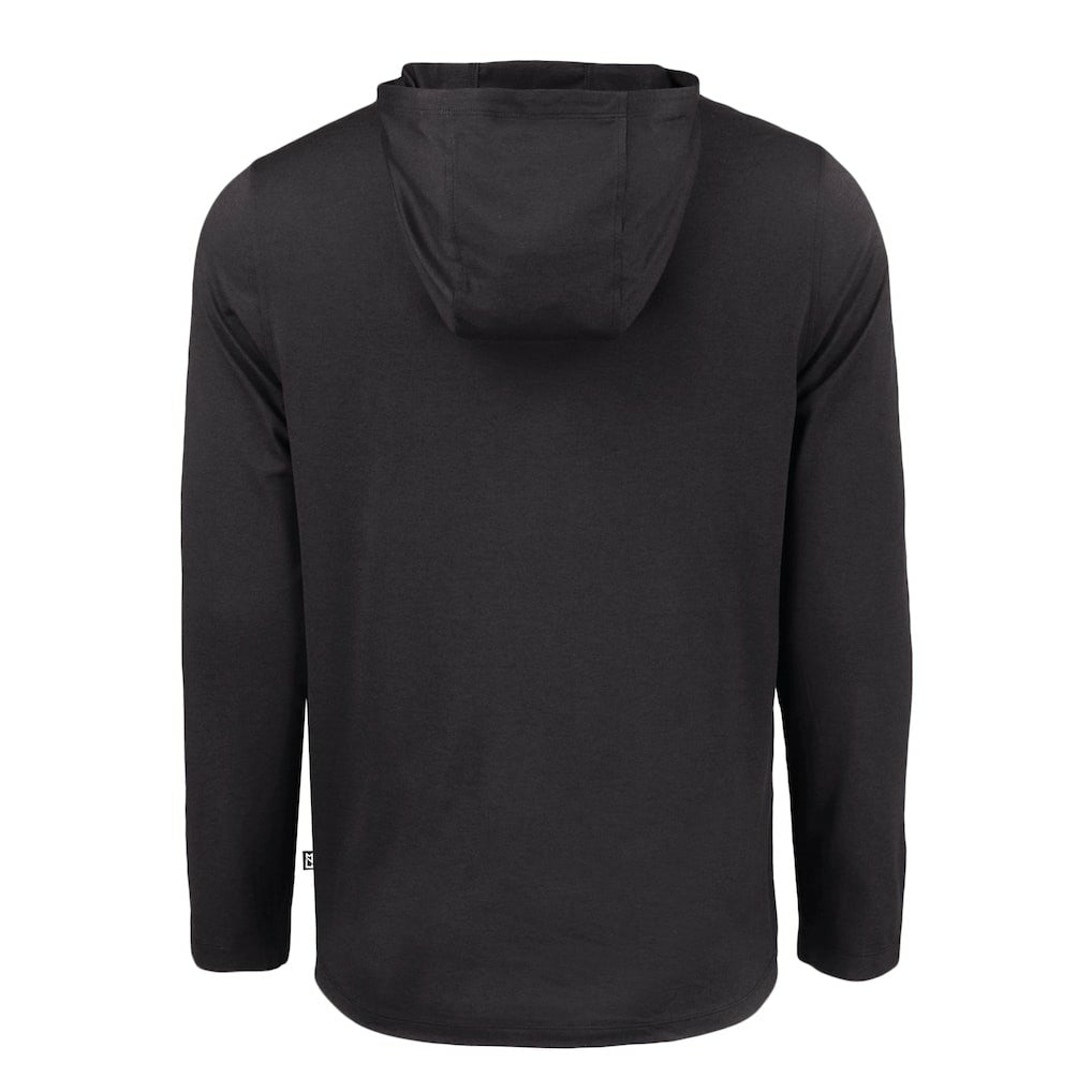 Cutter & Buck Coastline Epic Comfort Eco Recycled Long Sleeve Hooded T-Shirt - Cleveland Browns