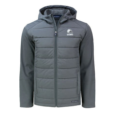 Cutter & Buck Evoke Hybrid Eco Softshell Recycled Full-Zip Hooded Jacket - Cleveland Browns