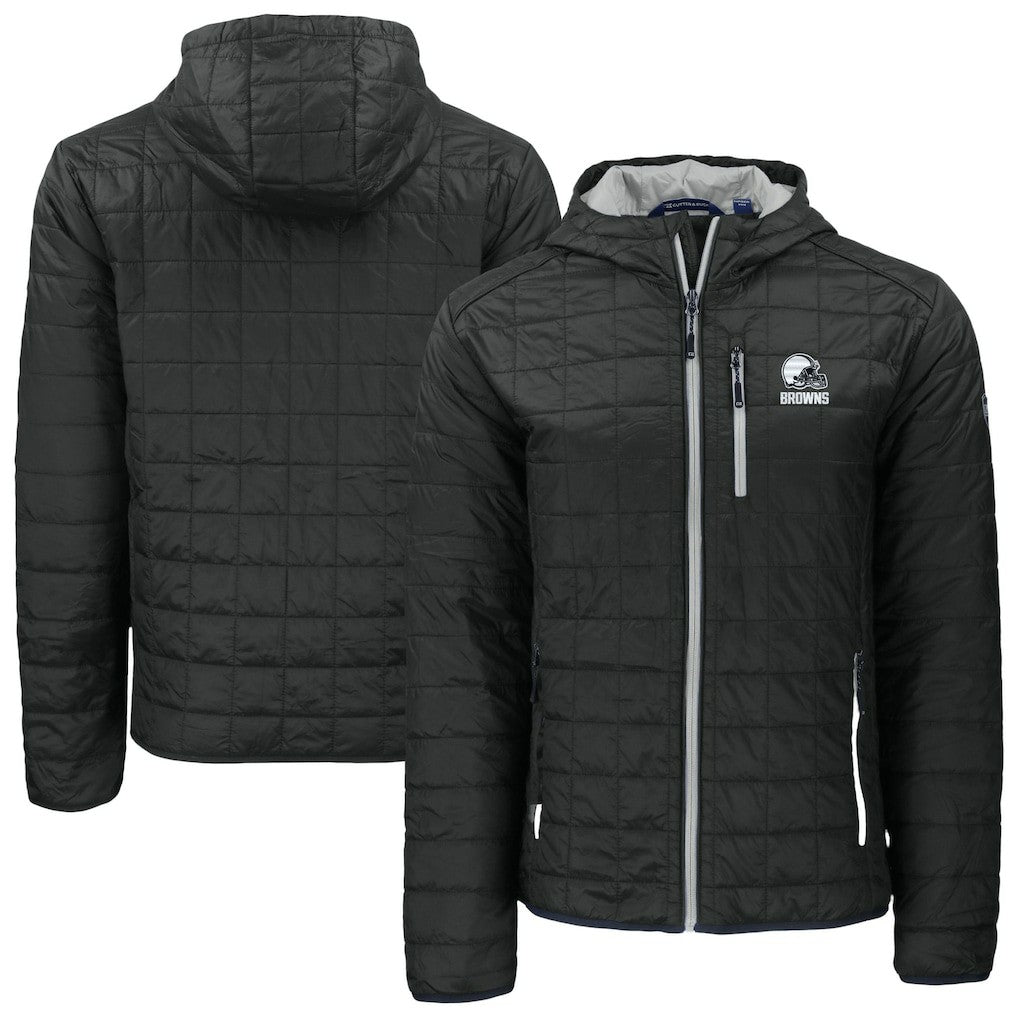 Cutter & Buck Rainier Primaloft Eco Full-Zip Hooded Jacket - Cleveland Browns