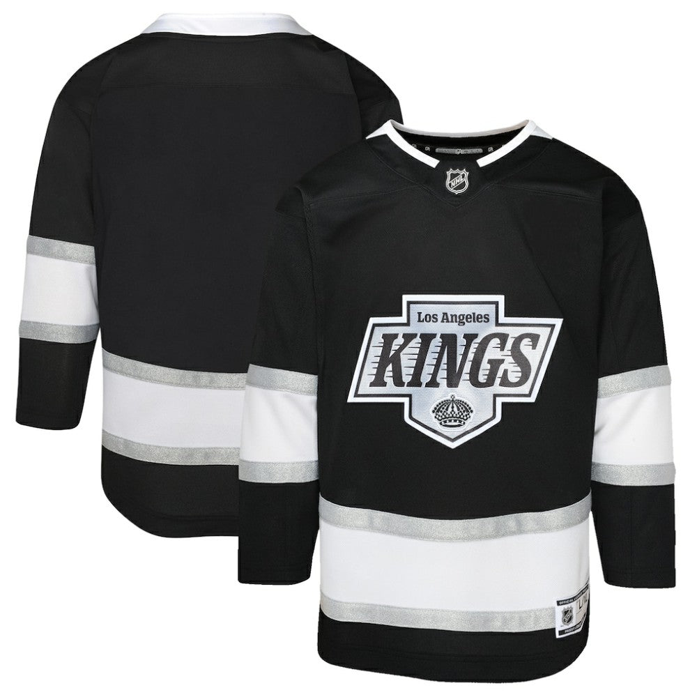 NHL Black Los Angeles Kings Youth Home Premier Jersey