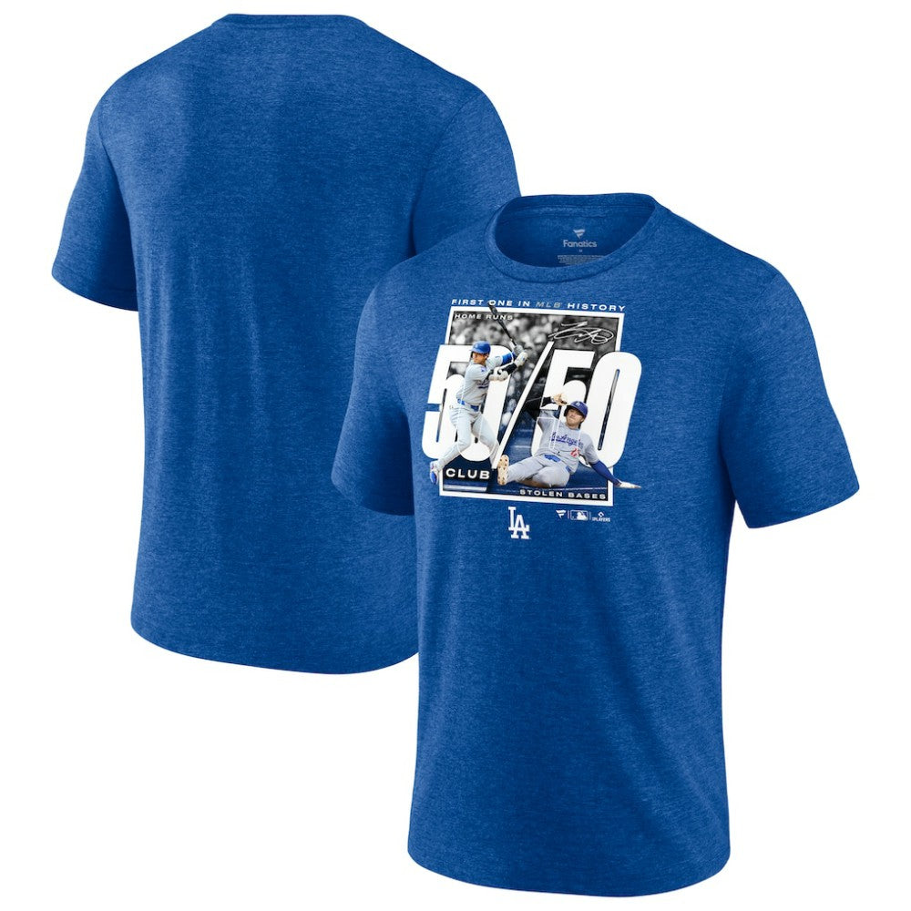 MLB Shohei Ohtani Los Angeles Dodgers Fanatics 50/50 Club T-Shirt