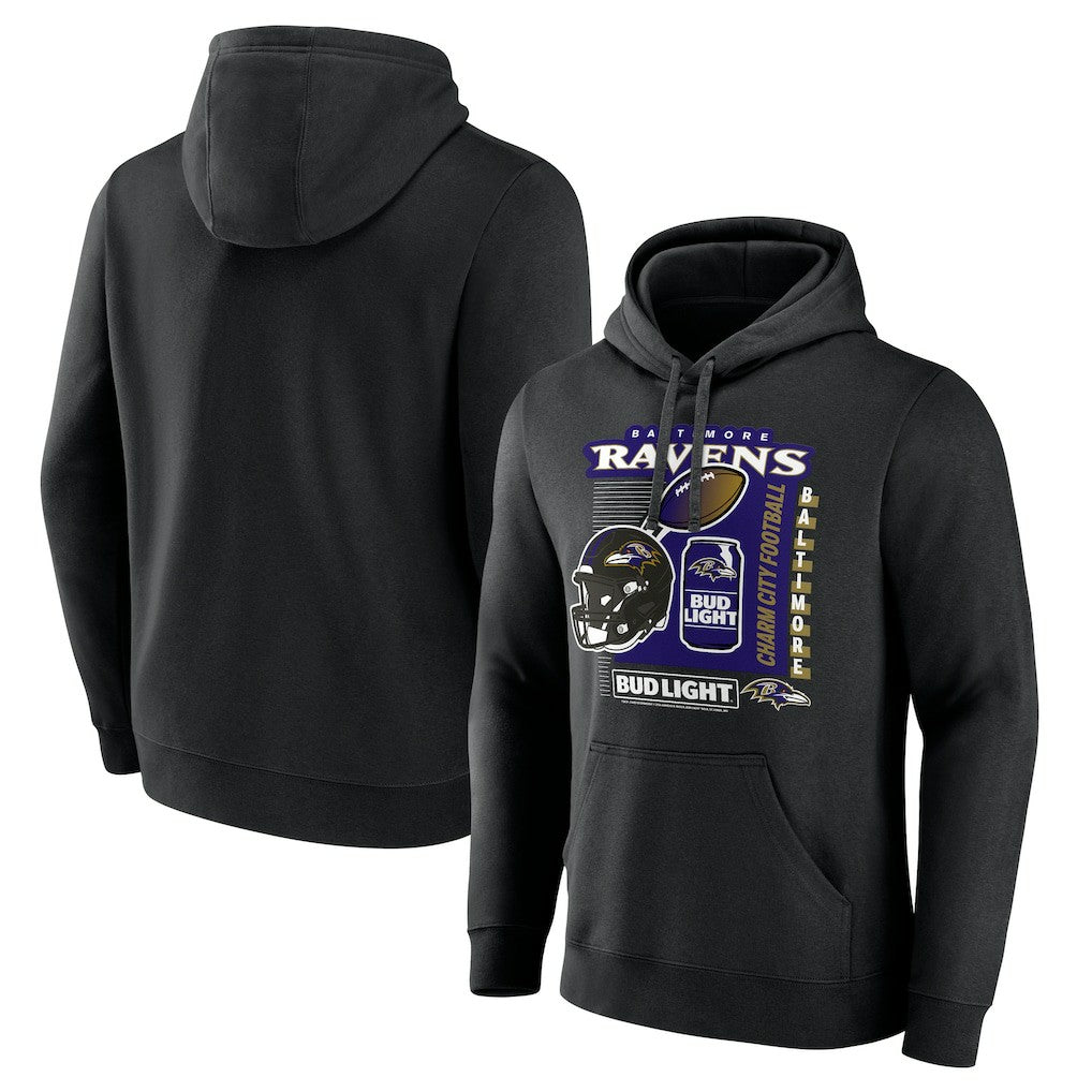 Bud Light Pullover Hoodie - Baltimore Ravens