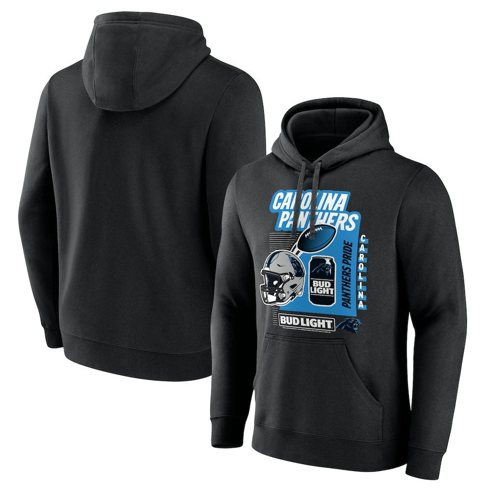 Bud Light Pullover Hoodie - Carolina Panthers