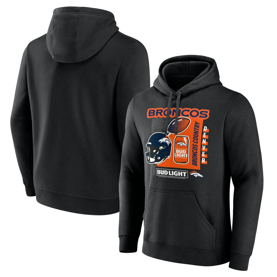 Bud Light Pullover Hoodie - Denver Broncos