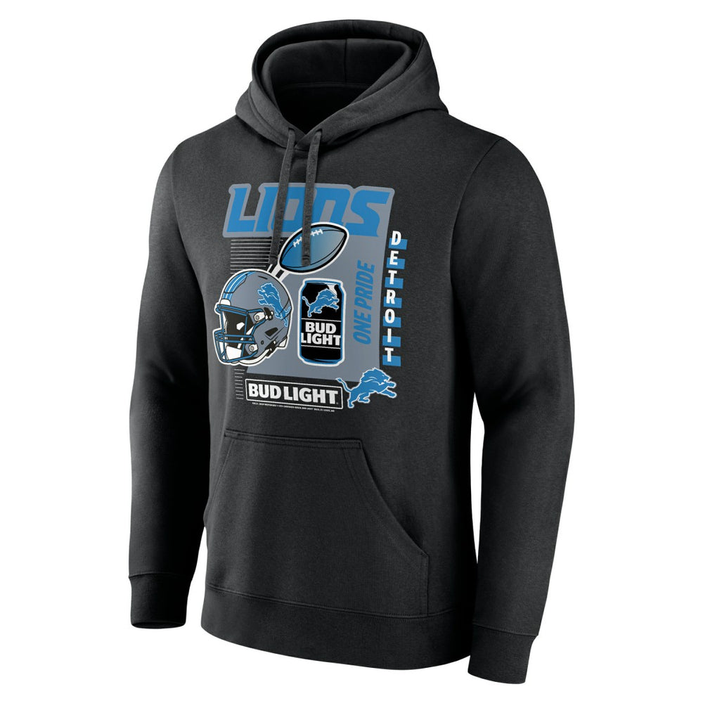 Bud Light Pullover Hoodie - Detroit Lions