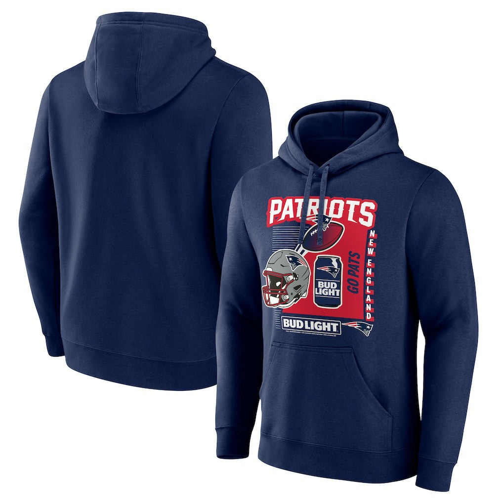 Bud Light Pullover Hoodie - New England Patriots
