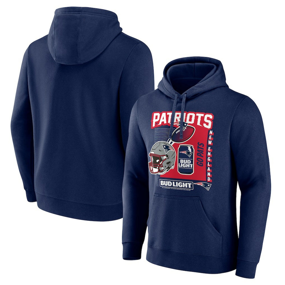 Bud Light Pullover Hoodie - New England Patriots