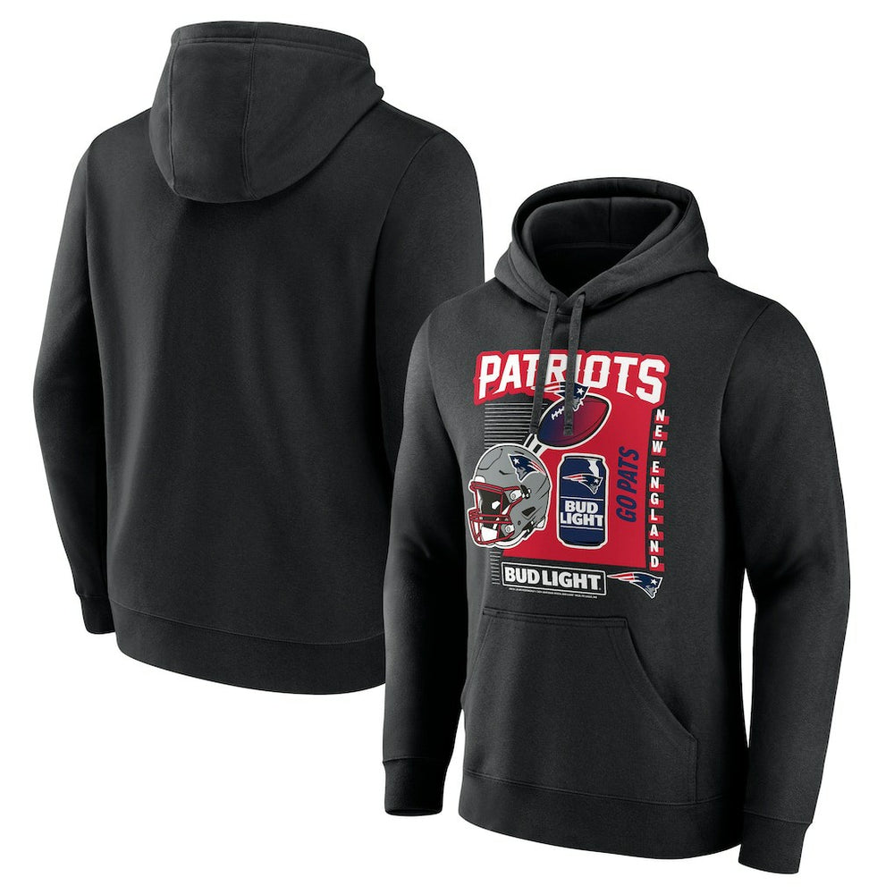 Bud Light Pullover Hoodie - New England Patriots