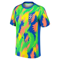 Brazil Women's National Team 2025 Academy Pro Pre-Match Performance Top - Nike Blue