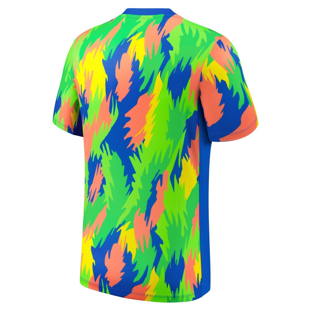 Brazil Women's National Team 2025 Academy Pro Pre-Match Performance Top - Nike Blue