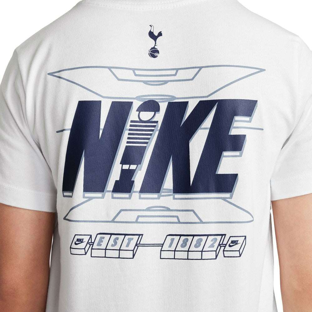 Tottenham Hotspur Youth Play T-Shirt - Nike White