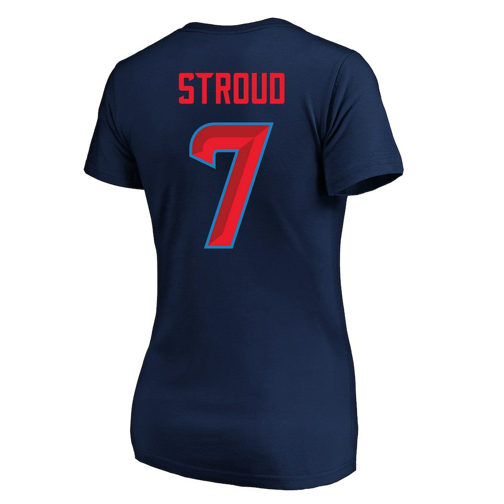 C.J. Stroud  Women's Plus Size Fair Catch Name & Number Scoop Neck T-Shirt - Houston Texans
