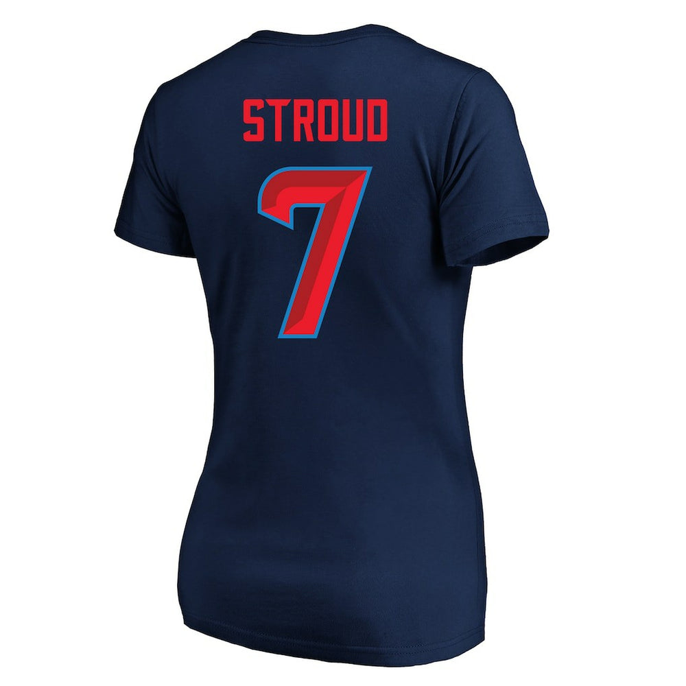 C.J. Stroud  Women's Plus Size Fair Catch Name & Number Scoop Neck T-Shirt - Houston Texans
