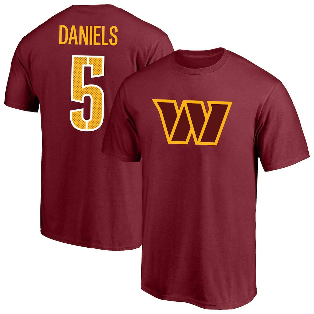 Jayden Daniels  Big & Tall Player Name & Number T-Shirt - Washington Commanders